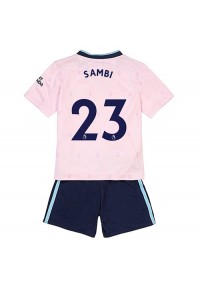 Arsenal Albert Sambi Lokonga #23 Babytruitje 3e tenue Kind 2022-23 Korte Mouw (+ Korte broeken)